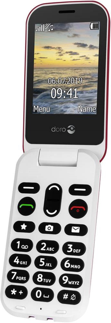 Telefon komórkowy Doro 6060 Red (7322460077631) - obraz 3