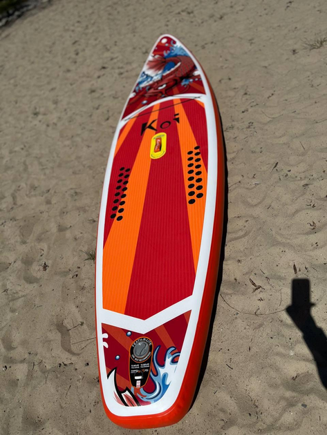 Сапборд надувний двошаровий кант / Supboard Fun Water Koi 335х83х15 - зображення 12