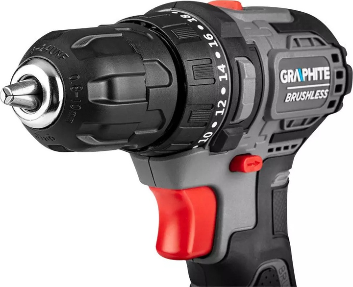 Akumulatorowa wiertarko-wkrętarka Graphite 10 mm Energy+ 18V 58GE139 bez akumulatora i ładowarki (5902062169297) - obraz 6