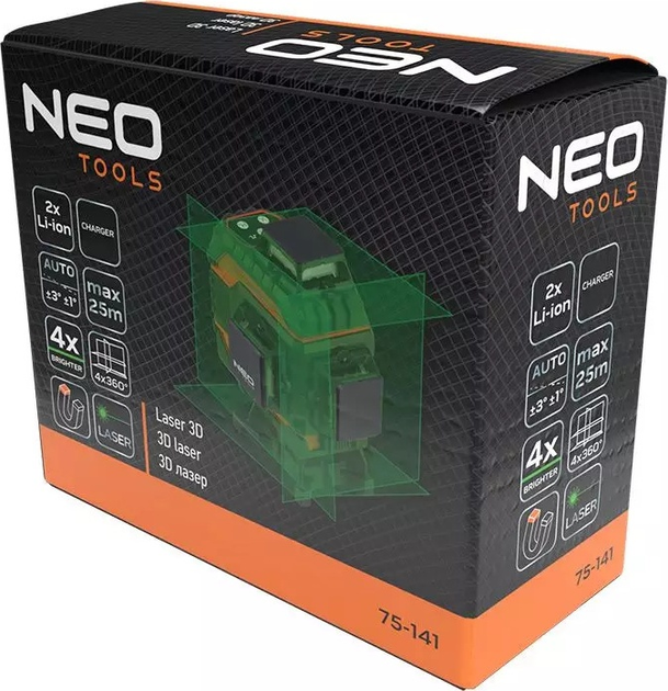 Laser krzyżowy NEO Tools 25 m 75-141 (5907558476071) - obraz 7