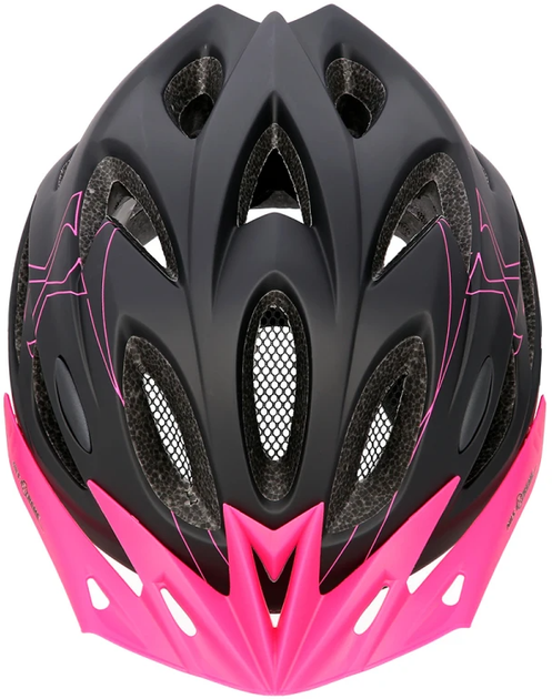 Шолом Nils Extreme MTW291 S 50-59 см Чорно-рожевий (16-70-118) (5907695502312) - зображення 6