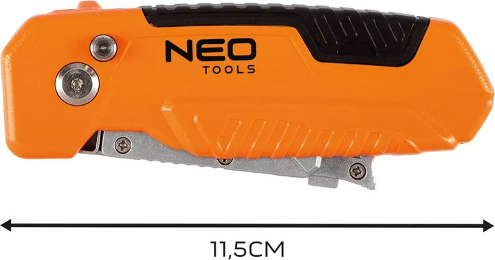 Nóż NEO Tools ze składanym ostrzem trapezowym 63-708 (5907558477153) - obraz 11