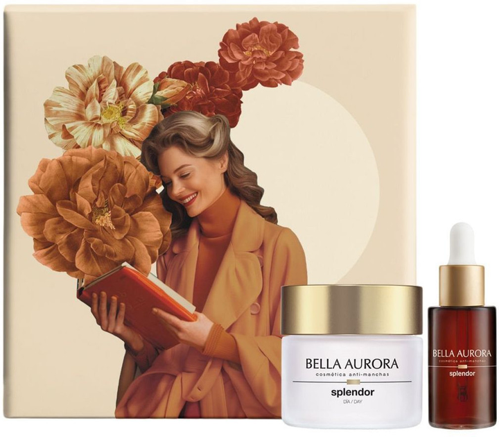 Набір для догляду за обличчям Bella Aurora Splendor 10 Крем денний 50 мл + Сироватка 30 мл (8413400018384) - зображення 1