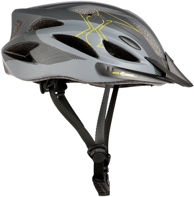 Шолом Nils Extreme MTW291 S 50-59 см Сіро-чорний (16-70-126) (5907695503579) - зображення 2