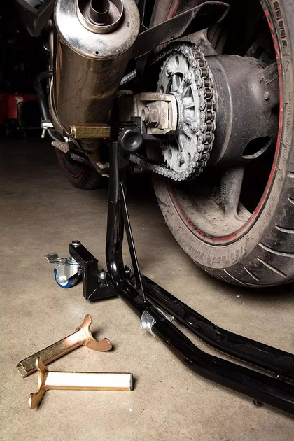 Stojak motocyklowy NEO Tools pod tylne koło 10-604 (5907558477221) - obraz 9