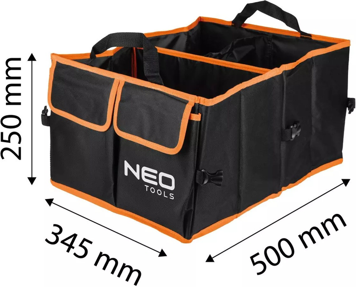 Автомобільний органайзер у багажник NEO Tools 50 x 34.5 x 25 см 10-651 Black (5907558477252) - зображення 5