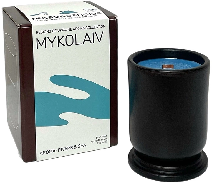 Декоративна аромасвічка "Миколаїв" - Recava Candles 180ml (1331337-31107949) - зображення 3