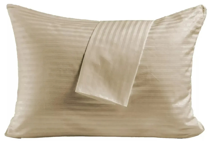 Наволочка U-Tek Boston Ivory Beige Stripe Сатин Бежева в смужку 40х60 см від Rozetka на платформі USKIDKA Акція на Наволочка U-Tek Boston Ivory Beige Stripe Сатин Бежева в смужку 40х60 см від Rozetka