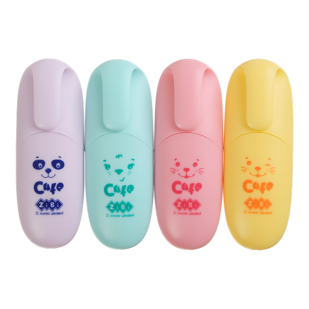 Набір з 4-x текст-маркерів CUTE, PASTEL, KIDS Line - Фото 2 Набір з 4-x текст-маркерів CUTE, PASTEL, KIDS Line - изображение 2