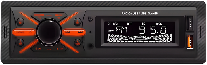 Автомагнитола Carwales с RGB-подсветкой Bluetooth, AUX и USB 1 din (JSD-950) - изображение 3