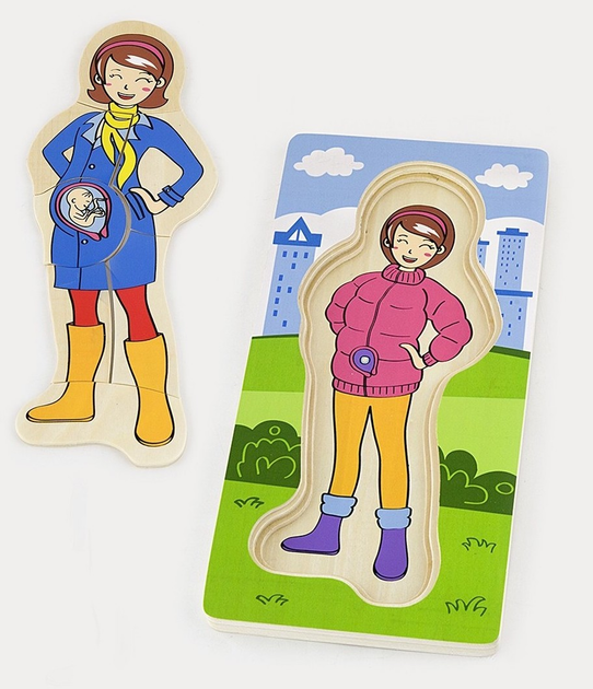 Puzzle PolarB Viga na podkładce Jak rośnie dzidziuś 50405 (6934510504052) - obraz 4