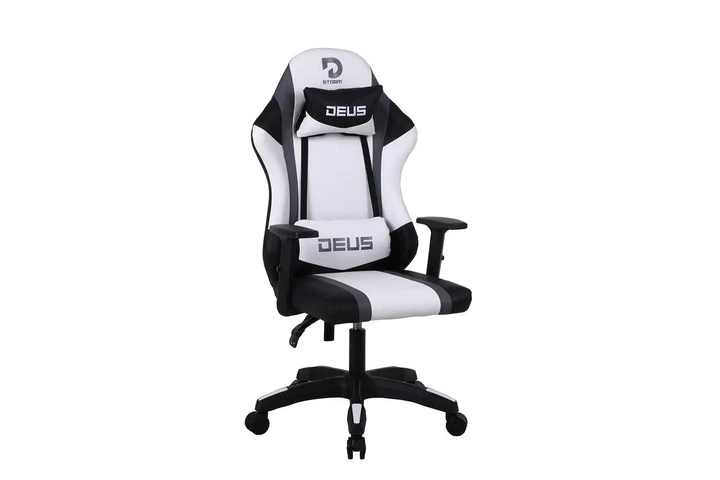Геймерське крісло Deus Storm White - Фото 2 Геймерське крісло Deus Storm White - изображение 2