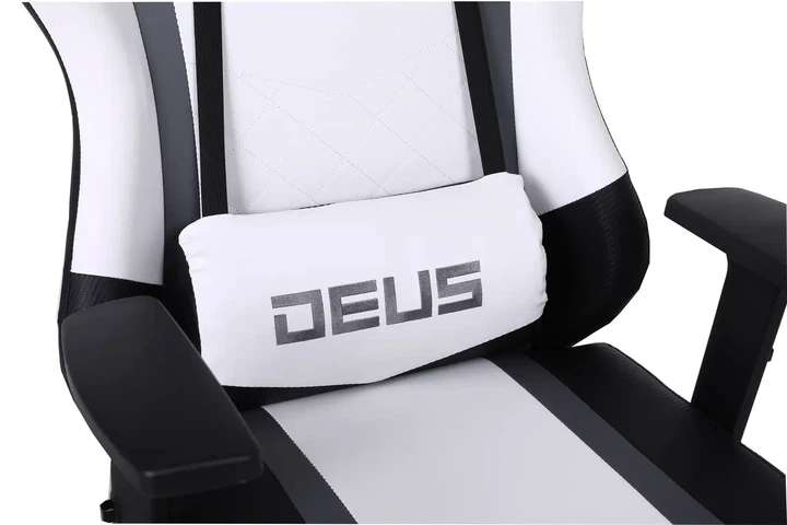Геймерське крісло Deus Storm White - Фото 5 Геймерське крісло Deus Storm White - изображение 5