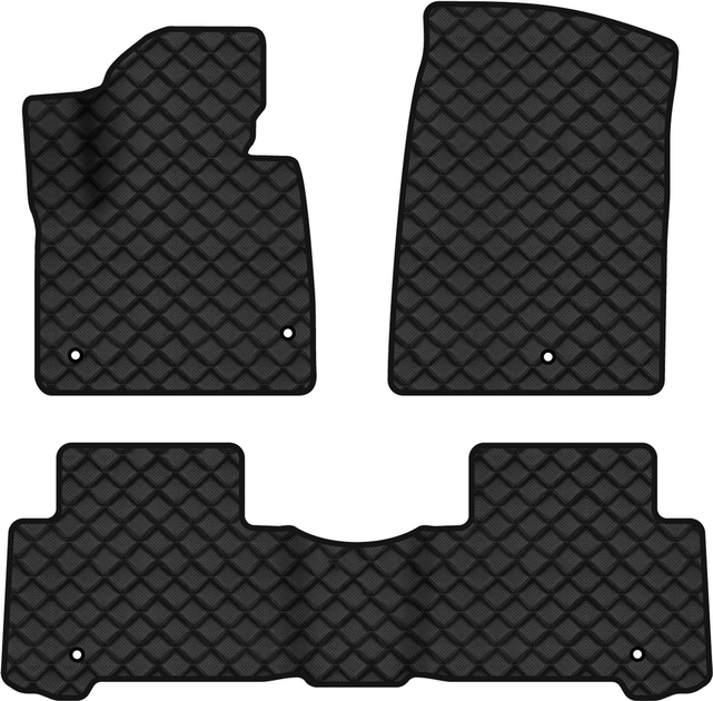 Килимки з екошкіри EVAtech ECO в салон авто для Grand Santa FE (NC) 7 seats Hyundai 2012-2017 3 покоління SUV USA Екошкіра чорна з чорною ниткою чорний кант від Rozetka на платформі USKIDKA Акція на Килимки з екошкіри EVAtech ECO в салон авто для Grand Santa FE (NC) 7 seats Hyundai 2012-2017 3 покоління SUV USA Екошкіра чорна з чорною ниткою чорний кант від Rozetka