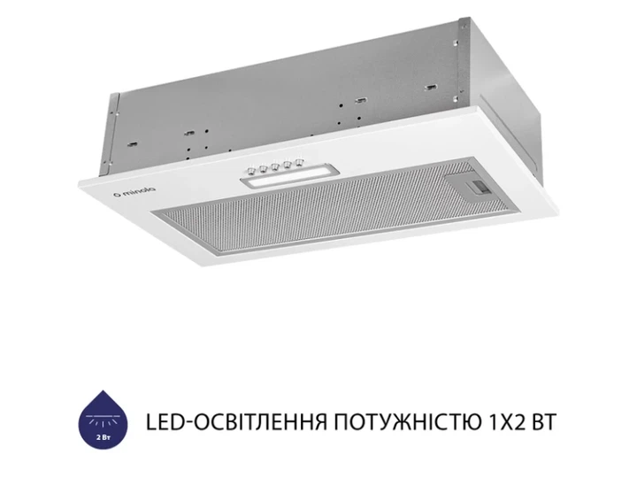 Витяжка Minola HBI 5025 WH LED - зображення 3