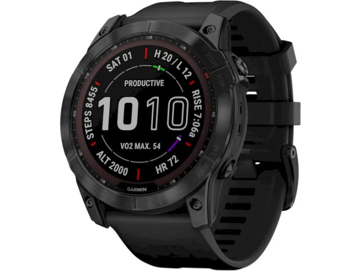Смарт-годинник Garmin Fenix 7X Sapphire S. Black DLC Titanium w. Black Band (010-02541-22/23) - Фото 1 Смарт-годинник Garmin Fenix 7X Sapphire S. Black DLC Titanium w. Black Band (010-02541-22/23) - изображение 1