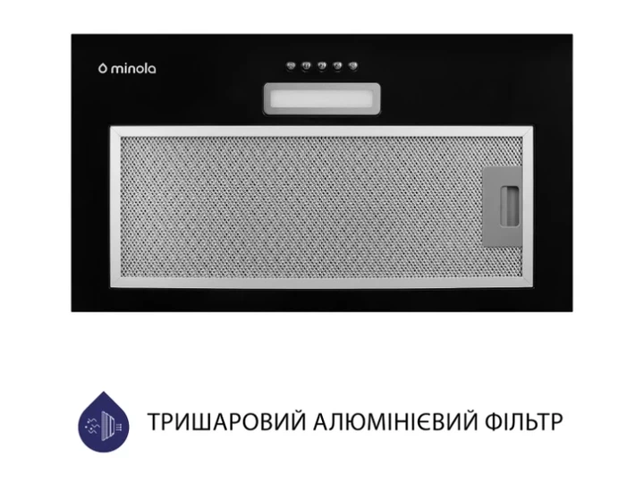 Витяжка Minola HBI 5025 BL LED - изображение 4