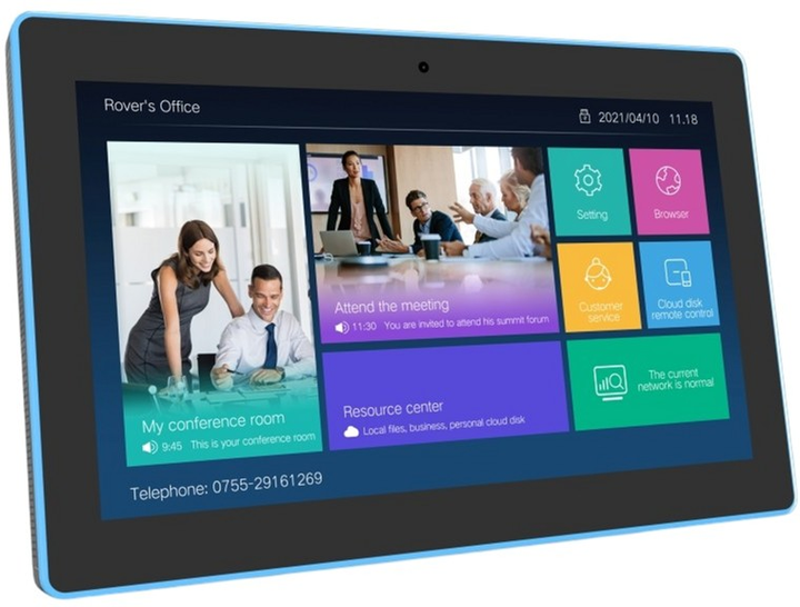 Tablet do sal konferencyjnych ALLNET RGB LED 15" (MT15RK3399A10PoENFC) - obraz 2