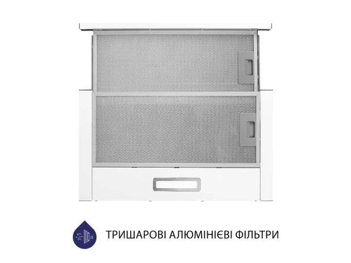 Витяжка Minola HTL 514 WH LED - Фото 3 Витяжка Minola HTL 514 WH LED - зображення 3