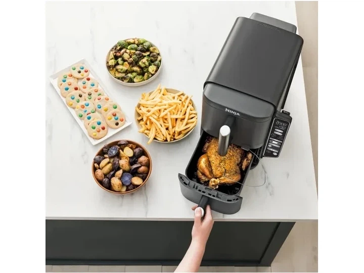 Мультипіч (аерофритюрниця) Ninja Double Stack XL 2-Level Hot Air Fryer with Smart Cook System SL451EU - изображение 4