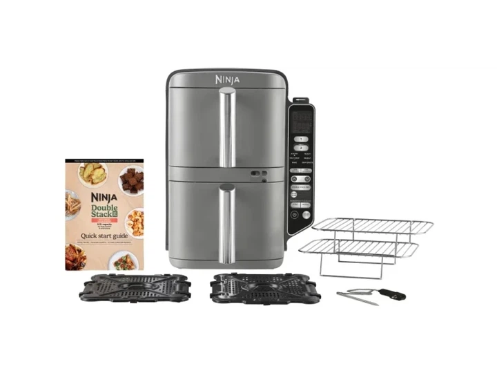 Мультипіч (аерофритюрниця) Ninja Double Stack XL 2-Level Hot Air Fryer with Smart Cook System SL451EU - изображение 6