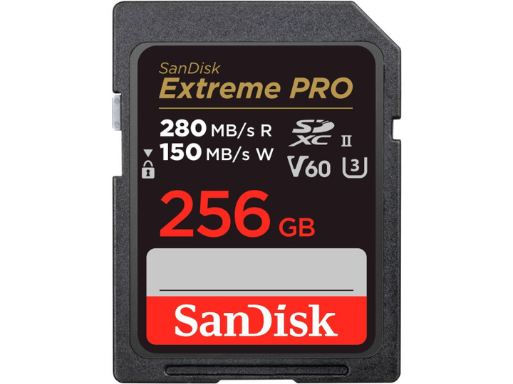 Карта пам'яті SanDisk 256 GB SDXC Extreme Pro UHS-II U3 V60 Class 10 (SDSDXEP-256G-GN4IN) - изображение 1