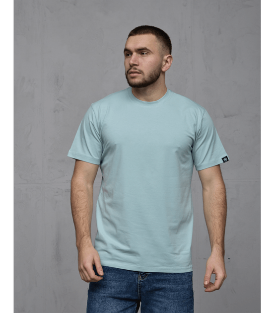 Мужская футболка больших размеров - HECTOR - 23001 - 2XL - Светло-бирюзовый - Фото 1 Мужская футболка больших размеров - HECTOR - 23001 - 2XL - Светло-бирюзовый - изображение 1