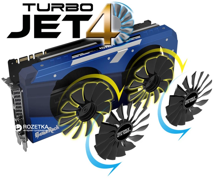 Видеокарта Palit PCI-Ex GeForce GTX 1080 Ti GameRock Premium