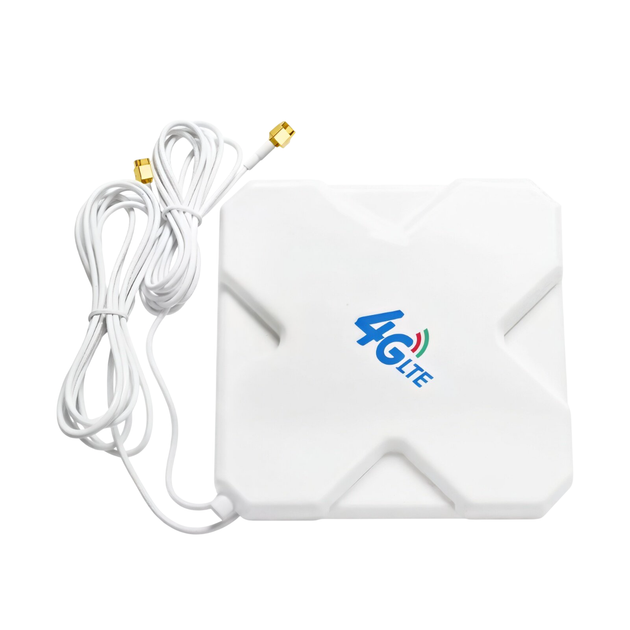 Антенна панельная 3G 4G LTE всенаправленная 35dBi 2х SMA-Male 700-2700 МГц усиления сигнала беспроводных сетей - изображение 2