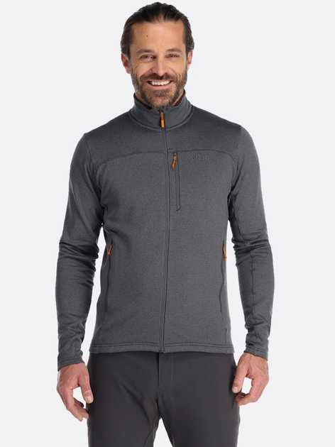 Мужская флисовая кофта Rab Graviton Jacket, Beluga, L (RB QFF-57-BEL-LRG) - изображение 2