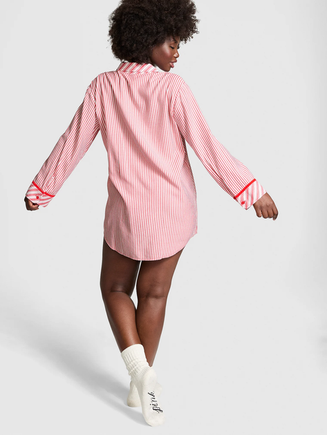 Легка ночнушка Victoria's Secret Festive Flannel Velvet-Trim Sleepshirt XS (26957806) - Фото 2 Легка ночнушка Victoria's Secret Festive Flannel Velvet-Trim Sleepshirt XS (26957806) - изображение 2