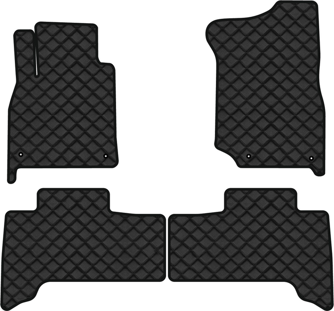 Килимки з екошкіри EVAtech ECO в салон авто для Land Cruiser (100) 7 seats Toyota 1998-2003 1 покоління SUV EU Екошкіра чорна з чорною ниткою чорний кант від Rozetka на платформі USKIDKA Акція на Килимки з екошкіри EVAtech ECO в салон авто для Land Cruiser (100) 7 seats Toyota 1998-2003 1 покоління SUV EU Екошкіра чорна з чорною ниткою чорний кант від Rozetka