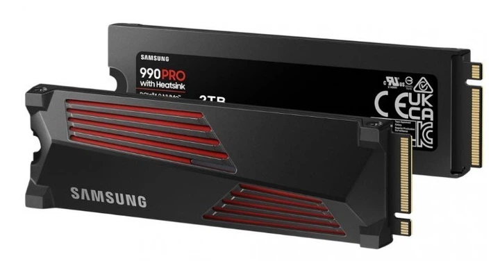 SSD накопитель Samsung 990 Pro 4TB with Heatsink (MZ-V9P4T0CW), M.2 PCIe 4.0 x4 V-NAND, (up to 7450/6900 MB/s), 176 слойная 3D NAND, 2400 TBW, c радиатором! Совместим с Playstation 5 - изображение 5