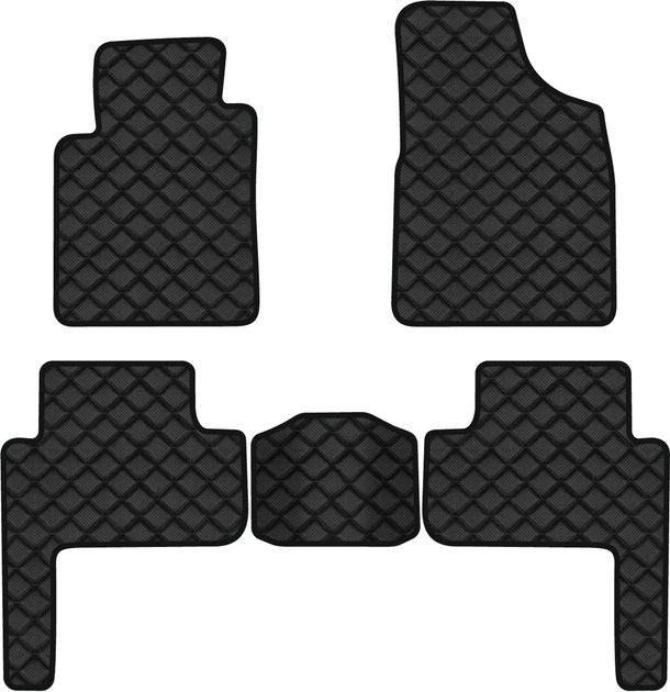 Килимки з екошкіри EVAtech ECO в салон авто для Land Cruiser Prado (90) 5-doors 7 seats Toyota 1996-2002 2 покоління SUV EU Екошкіра чорна з чорною ниткою чорний кант від Rozetka на платформі USKIDKA Акція на Килимки з екошкіри EVAtech ECO в салон авто для Land Cruiser Prado (90) 5-doors 7 seats Toyota 1996-2002 2 покоління SUV EU Екошкіра чорна з чорною ниткою чорний кант від Rozetka