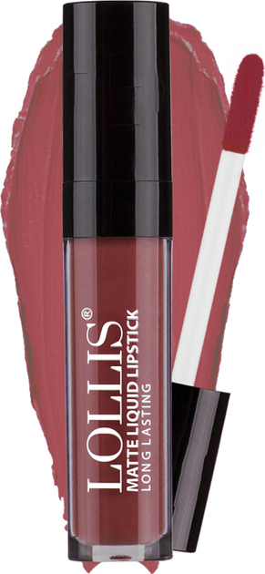 Рідка матова помада для губ Lollis Matte Liquid Lipstick Long Lasting 21 6 мл від Rozetka на платформі USKIDKA Акція на Рідка матова помада для губ Lollis Matte Liquid Lipstick Long Lasting 21 6 мл від Rozetka