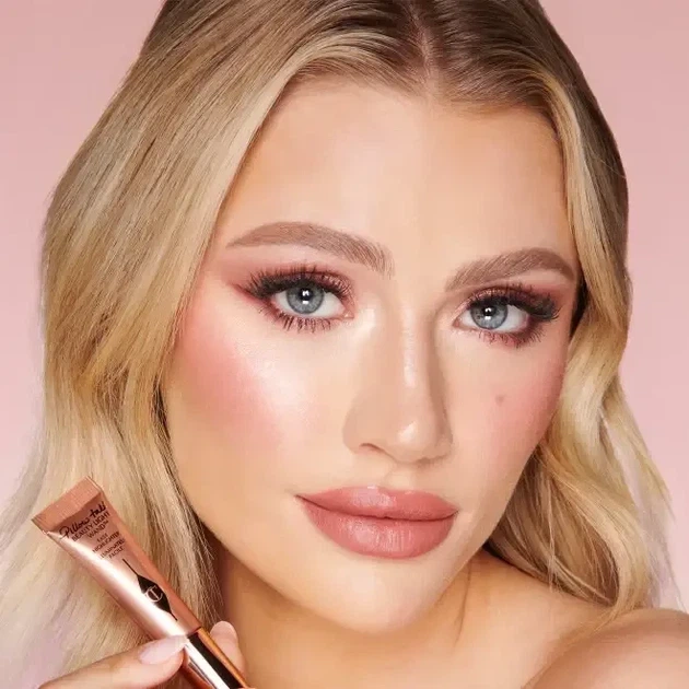 Набір рум'яна та хайлайтер Charlotte Tilbury Pillow Talk Blush and Glow Kit - зображення 3