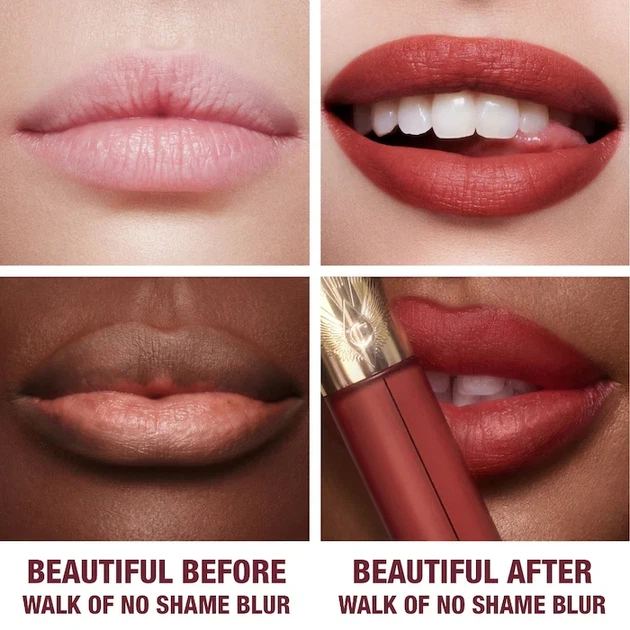 Матова помада Charlotte Tilbury Airbrush Flawless Matte Blur Liquid Lipstick відтінок Walk Of No Shame, 6.8 ml - Фото 3 Матова помада Charlotte Tilbury Airbrush Flawless Matte Blur Liquid Lipstick відтінок Walk Of No Shame, 6.8 ml - зображення 3