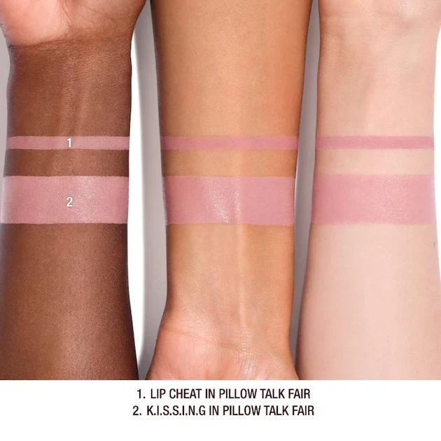 Набір для губ Charlotte Tilbury Mini Pillow Talk Lipstick&Liner Set відтінок Pillow Talk Fair - Фото 4 Набір для губ Charlotte Tilbury Mini Pillow Talk Lipstick&Liner Set відтінок Pillow Talk Fair - изображение 4