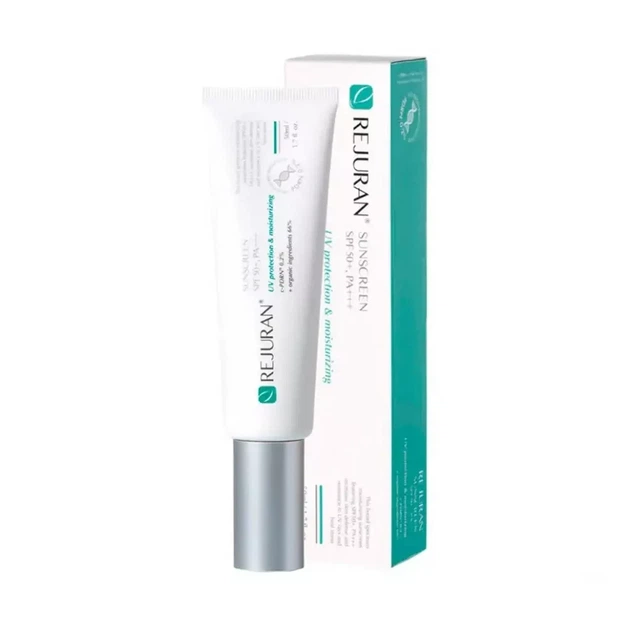 Сонцезахистний крем Rejuran Sunscreen SPF 50+/PA+++, 50 мл - Фото 2 Сонцезахистний крем Rejuran Sunscreen SPF 50+/PA+++, 50 мл - изображение 2
