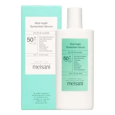 Сонцезахисна крем-сироватка для обличчя Meisani ALOE-LUJAH SUNSCREEN SERUM SPF50+, 50 мл - Фото 1 Сонцезахисна крем-сироватка для обличчя Meisani ALOE-LUJAH SUNSCREEN SERUM SPF50+, 50 мл - изображение 1