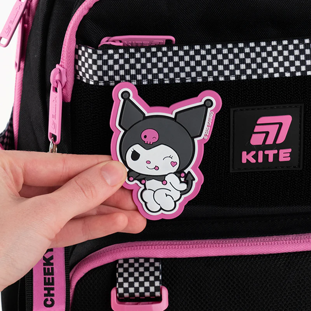 Бейдж Kite Kuromi на липучці (HK25-3011-2) - зображення 4