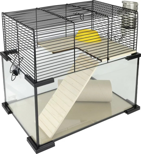 Клітка AquaEl Vetro Plus Nature 40 x 25 x 34.5 см (5906877016456) - зображення 4