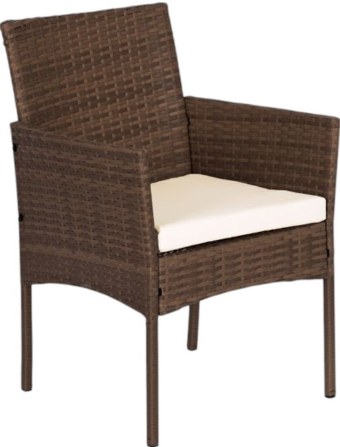 Набір садових меблів з техноротангу ModernHome by Multistore MultiGarden (CRF1720 DARK BROWN) - зображення 4