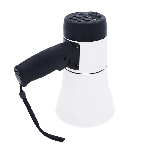 Гучномовець (рупор) RIAS 619L з функцією сирени Bluetooth 1500mAh 20W White (3_06259) - зображення 4