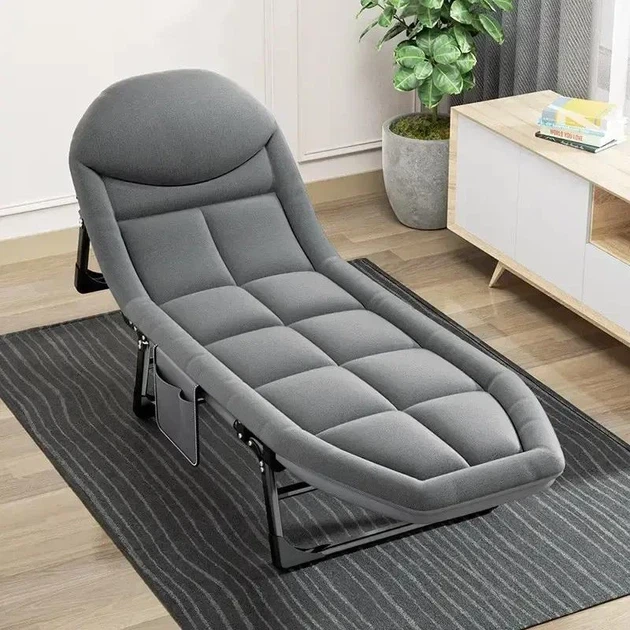Кровать-раскладушка для кемпинга RIAS R-52 200x70x30 см Grey (3_06277) - изображение 2