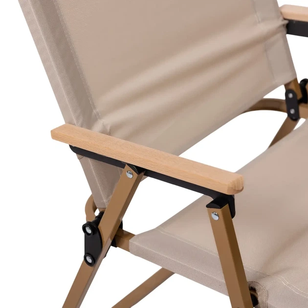 Стул туристический раскладной RIAS STD-05 с подлокотниками 76х50х51 см Brown (3_06280) - изображение 6