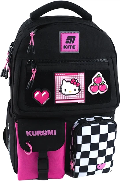 Набір бейджів Kite Hello Kitty на липучці 3 шт (HK25-3012-2) - зображення 3