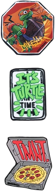 Набір бейджів Kite TMNT Tales of the TMNT на липучці 3 шт (NT25-3012) - зображення 2