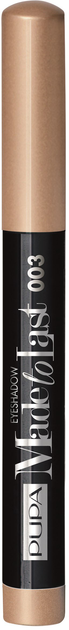 Кремові тіні для повік Pupa Made To Last Waterproof 003 Nude Gold 1.4 г (8011607228744) - зображення 2