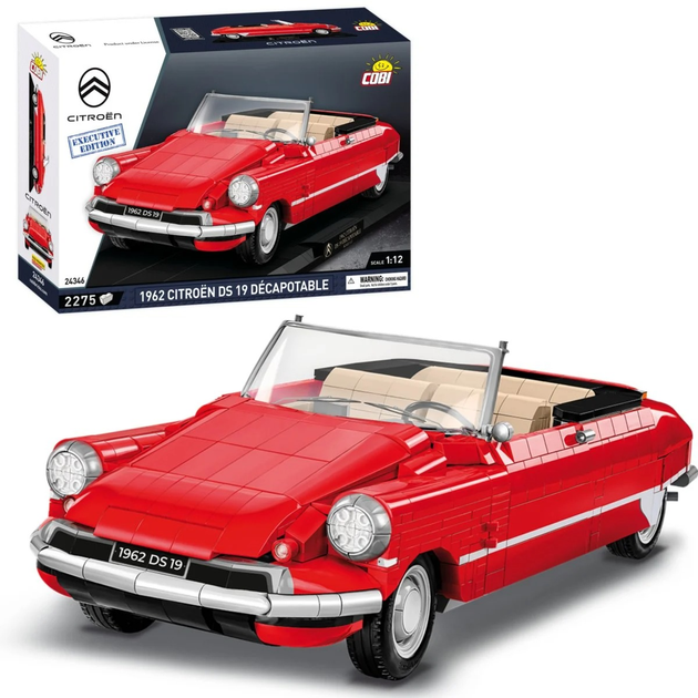 Klocki konstrukcyjne Cobi Cars Citroen Ds 19 Décapotable 1962 Executive Edition 2275 elementów (24346) (5902251243463) - obraz 2